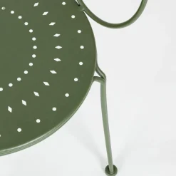 Viadurini in the Garden Gartenstühle Metall-Gartenstuhl mit Armlehnen Shabby Chic Design in Stahl - Charm