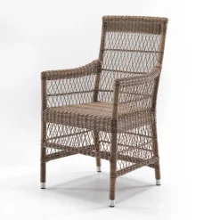 Viadurini in the Garden Gartenstühle Rattan-Gartenstuhl mit Armlehnen aus Polyrattan - Gigi