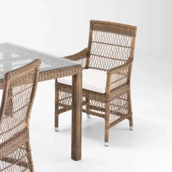 Viadurini in the Garden Gartenstühle Rattan-Gartenstuhl mit Armlehnen aus Polyrattan - Gigi