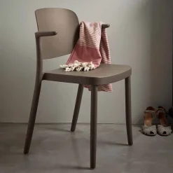 Viadurini in the Garden Gartenstühle Kunststoff-Gartenstuhl Polypropylen Stapelbare Hergestellt in Italien, 4 Stück - Bertina