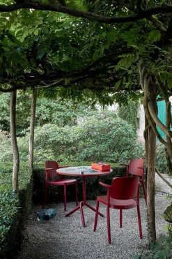 Viadurini in the Garden Gartenstühle Kunststoff-Gartenstuhl Polypropylen Stapelbare Hergestellt in Italien, 4 Stück - Bertina