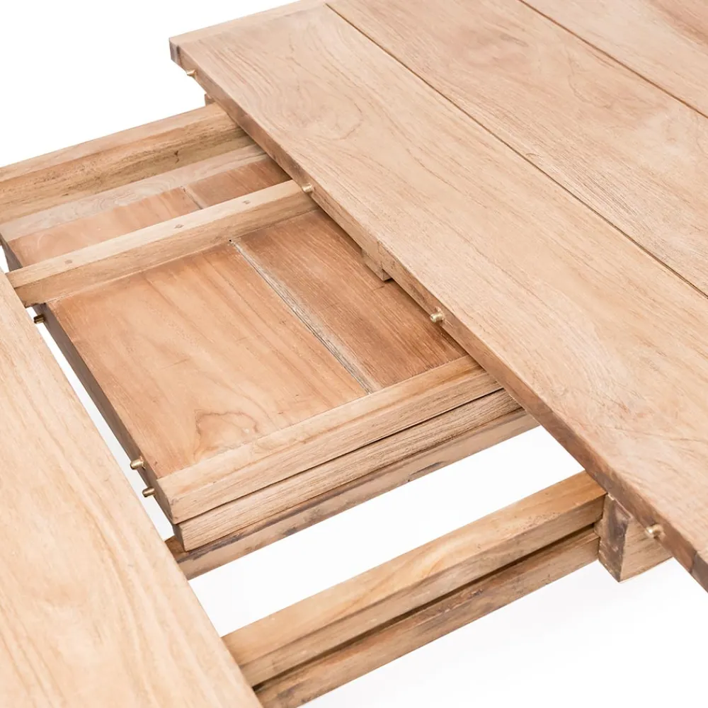 Viadurini in the Garden Gartentische Aus Teakholz-Gartentisch aus Teakholz, ausziehbar auf 270 cm - Marie