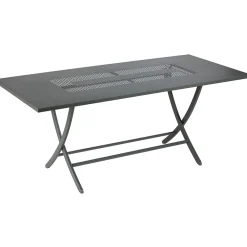 Viadurini in the Garden Gartentische Fest-Gartentisch aus verzinktem Stahl, hergestellt in Italien – Blair