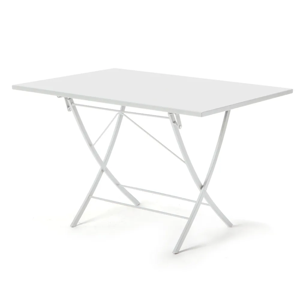 Viadurini in the Garden Gartentische Fest-Gartentisch aus verzinktem Stahl Made in Italy - Blair