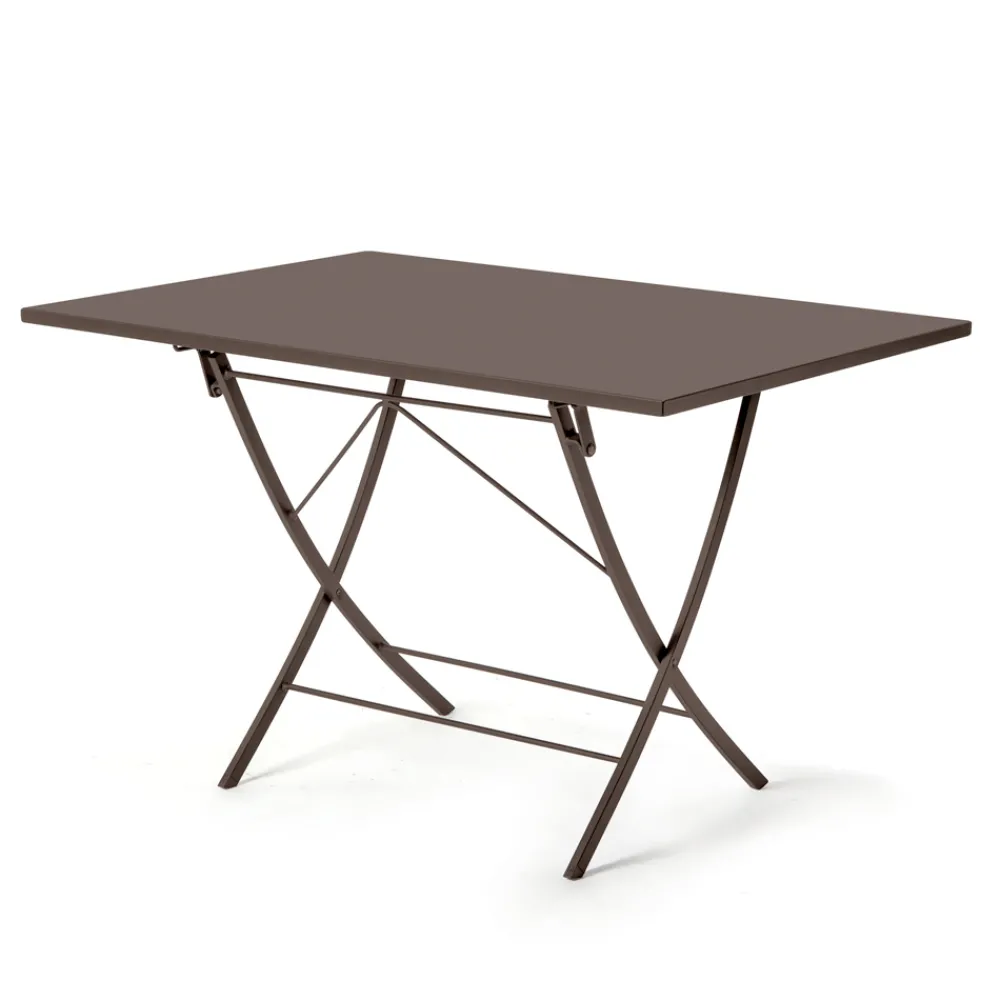 Viadurini in the Garden Gartentische Fest-Gartentisch aus verzinktem Stahl Made in Italy - Blair