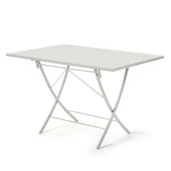 Viadurini in the Garden Gartentische Fest-Gartentisch aus verzinktem Stahl Made in Italy - Blair