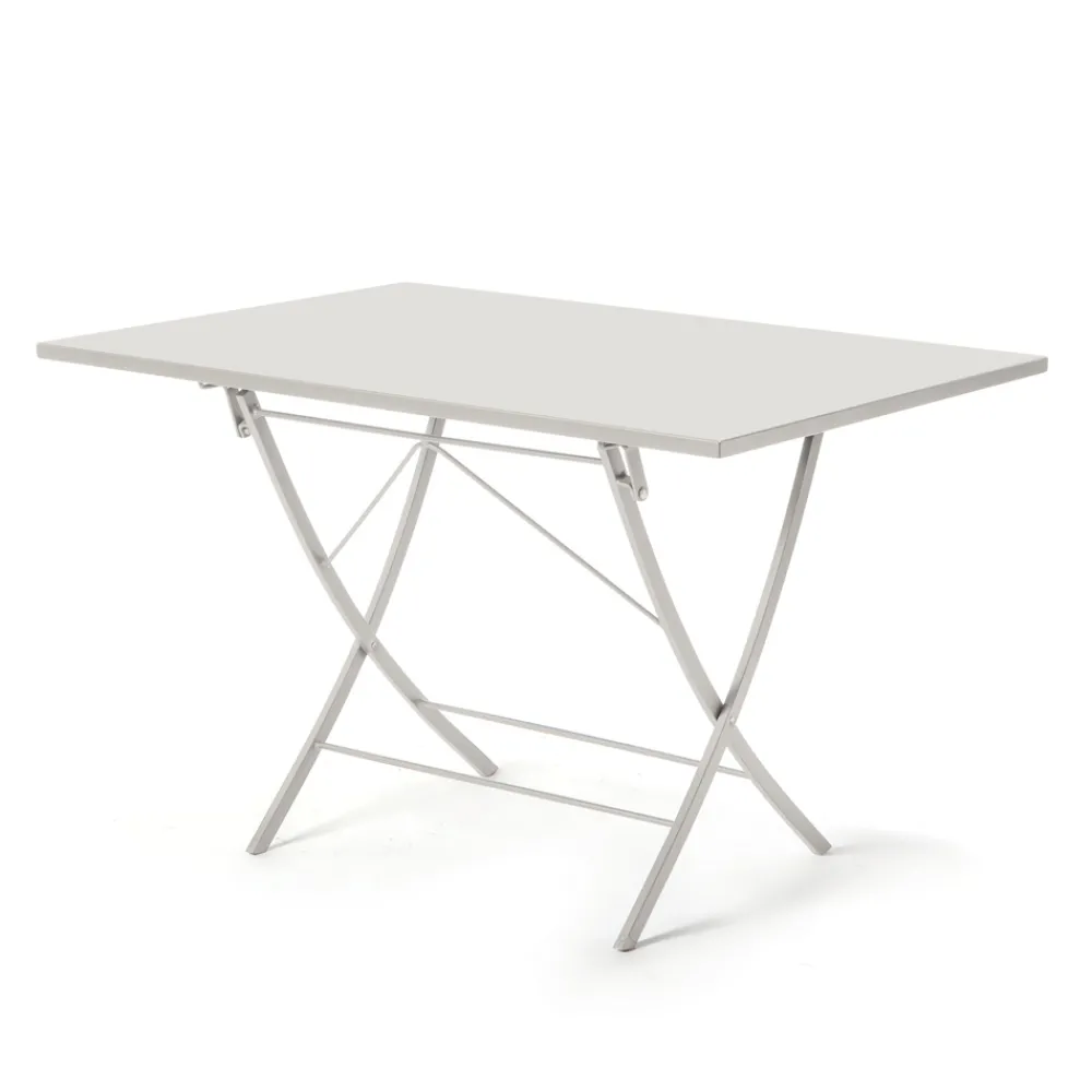 Viadurini in the Garden Gartentische Fest-Gartentisch aus verzinktem Stahl Made in Italy - Blair