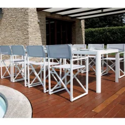 Viadurini in the Garden Ausziehbare Gartentische-Gartentisch ausziehbar auf 240 cm mit Aluminiumstruktur - Geoffroy