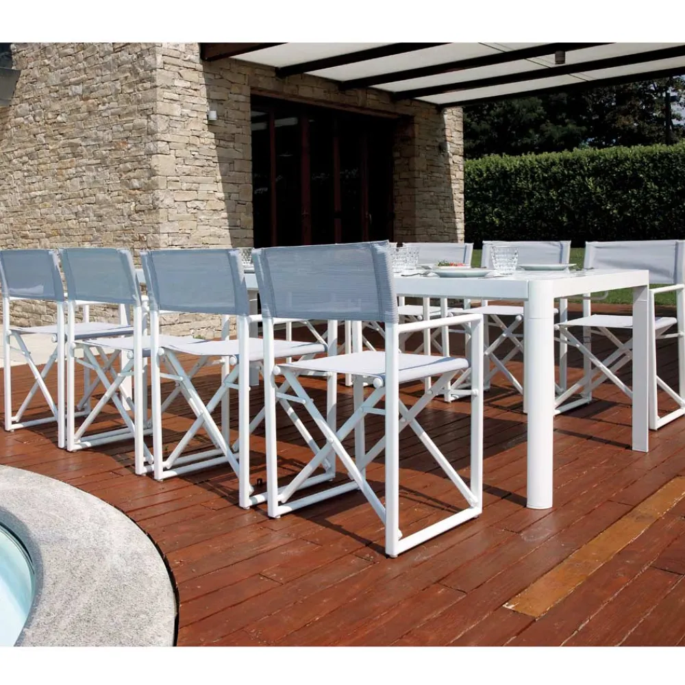 Viadurini in the Garden Ausziehbare Gartentische-Gartentisch ausziehbar auf 240 cm mit Aluminiumstruktur - Geoffroy