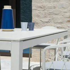 Viadurini in the Garden Ausziehbare Gartentische-Gartentisch ausziehbar auf 250 cm aus Metall Made in Italy - Beverly