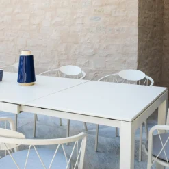 Viadurini in the Garden Ausziehbare Gartentische-Gartentisch ausziehbar auf 250 cm aus Metall Made in Italy - Beverly