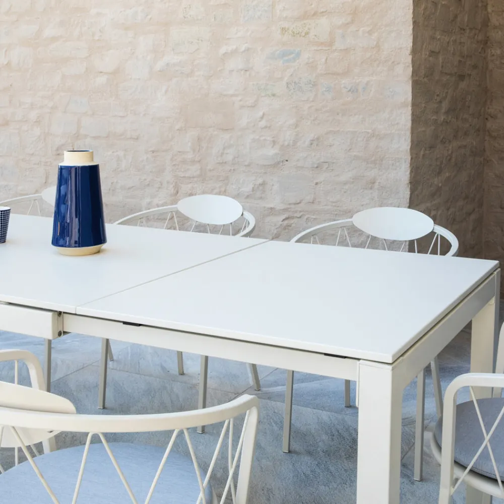 Viadurini in the Garden Ausziehbare Gartentische-Gartentisch ausziehbar auf 250 cm aus Metall Made in Italy - Beverly