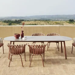 Varaschin Gartentische Aus Aluminium-Gartentisch Farbige HPL-Platte Made in Italy - Emma von