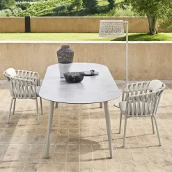 Varaschin Gartentische Aus Aluminium-Gartentisch Farbige HPL-Platte Made in Italy - Emma von