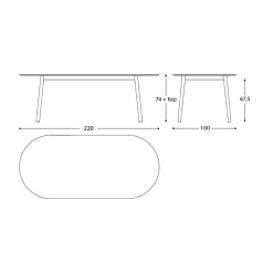 Varaschin Gartentische Aus Aluminium-Gartentisch Farbige HPL-Platte Made in Italy - Emma von