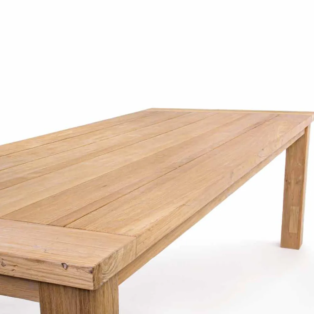 Viadurini in the Garden Gartentische Aus Teakholz-Gartentisch in Design Teakholz, 8 Homemotion Sitze - Hunter