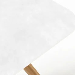 Viadurini in the Garden Gartentische Fest|Gartentische Aus Teakholz-Gartentisch mit Holzsockel und komplett weißer Keramikplatte - Infinity