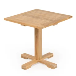 Viadurini in the Garden Gartentische Aus Teakholz-Gartentisch mit Mittelfuß in verschiedenen Größen - Yggdrasil