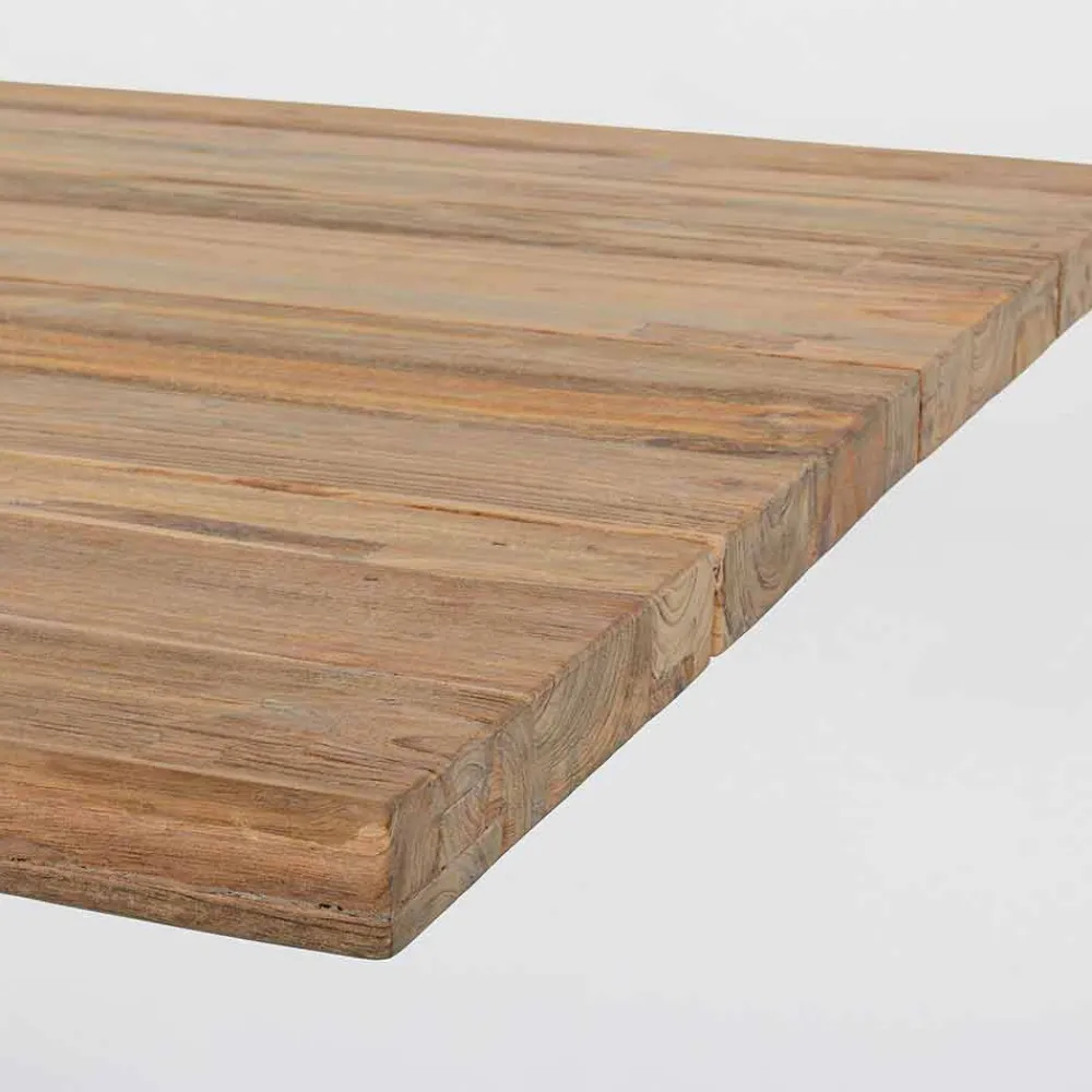 Viadurini in the Garden Gartentische Aus Teakholz-Gartentisch mit Platte aus Teakholz von Homemotion Design - Cowen