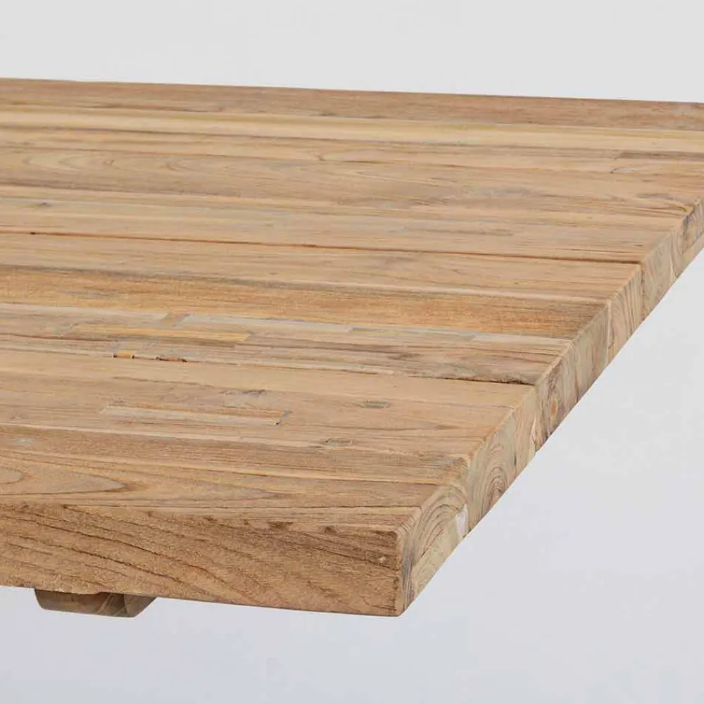 Viadurini in the Garden Gartentische Aus Teakholz-Gartentisch mit Platte aus Teakholz von Homemotion Design - Cowen