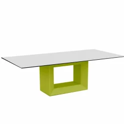 Vondom Gartentische Fest-Gartentisch Vela 200x100 cm von , aus Polyethylenharz