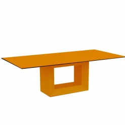 Vondom Gartentische Fest-Gartentisch Vela 200x100 cm von , aus Polyethylenharz