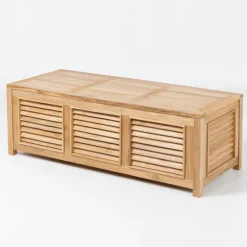 Viadurini in the Garden Gartenideen-Gartentruhe aus natürlichem Teakholz - Hide