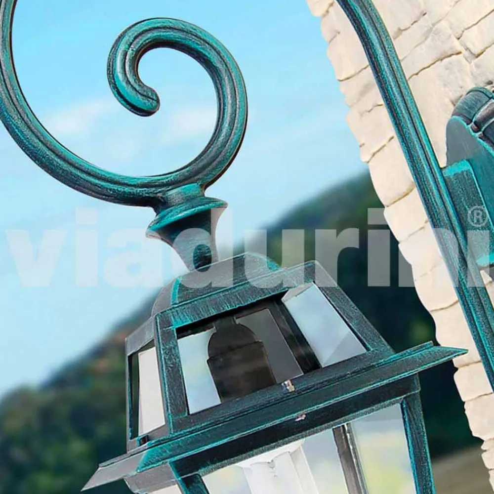 Viadurini Lighting Garten-Wandlampen-Gartenwandlampe Mnade mit Aluminium, hergestellt in Italien, Kristel