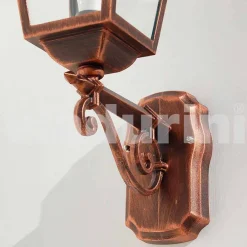 Viadurini Lighting Garten-Wandlampen-Gartenwandleuchte aus Aluminium, hergestellt in Italien, Kristel