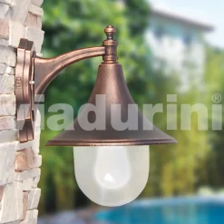 Viadurini Lighting Pendelleuchten Vintage-Gartenwandleuchte aus Aluminiumdruckguss, hergestellt in Italien, Anusca