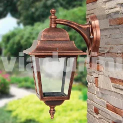 Viadurini Lighting Garten-Wandlampen-Gartenwandleuchte aus Aluminium, hergestellt in Italien, Aquilina