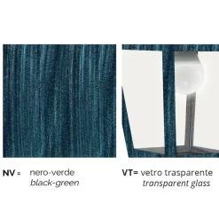 Viadurini Lighting Pendelleuchten Vintage-Gartenwandleuchte aus Aluminium, hergestellt in Italien, Aquilina