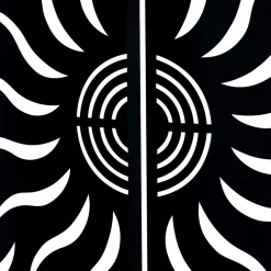 Viadurini Fire Design Funkenschutz Kamin-Gebogener Herdschutz mit 2 Metalltüren, hergestellt in Italien – Ente