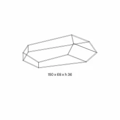 Viadurini Living Moderne Couchtische-Geformter Couchtisch aus extra klarem oder rauchigem Glas made in Italy - Neok