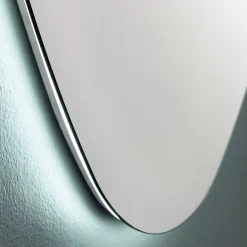 Viadurini Bathroom Wandspiegel-Geformter Wandspiegel für Badezimmer mit hochwertiger LED-Hintergrundbeleuchtung - Trigolo