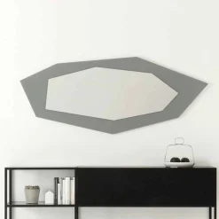 Viadurini Living Wandspiegel-Geformter Wandspiegel mit Glasrahmen Made in Italy - Chlor