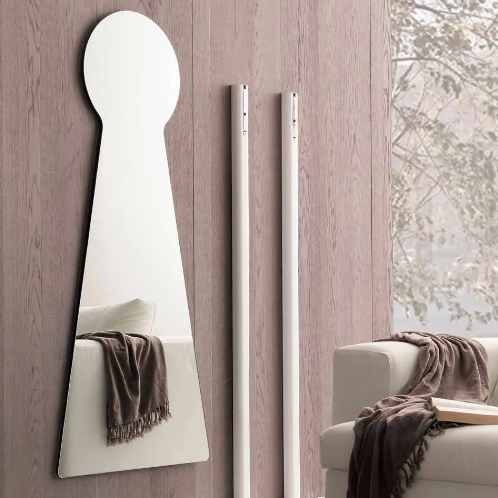 Viadurini Living Wandspiegel-Geformter Wandspiegel mit Melaminplatte Made in Italy - Bromo