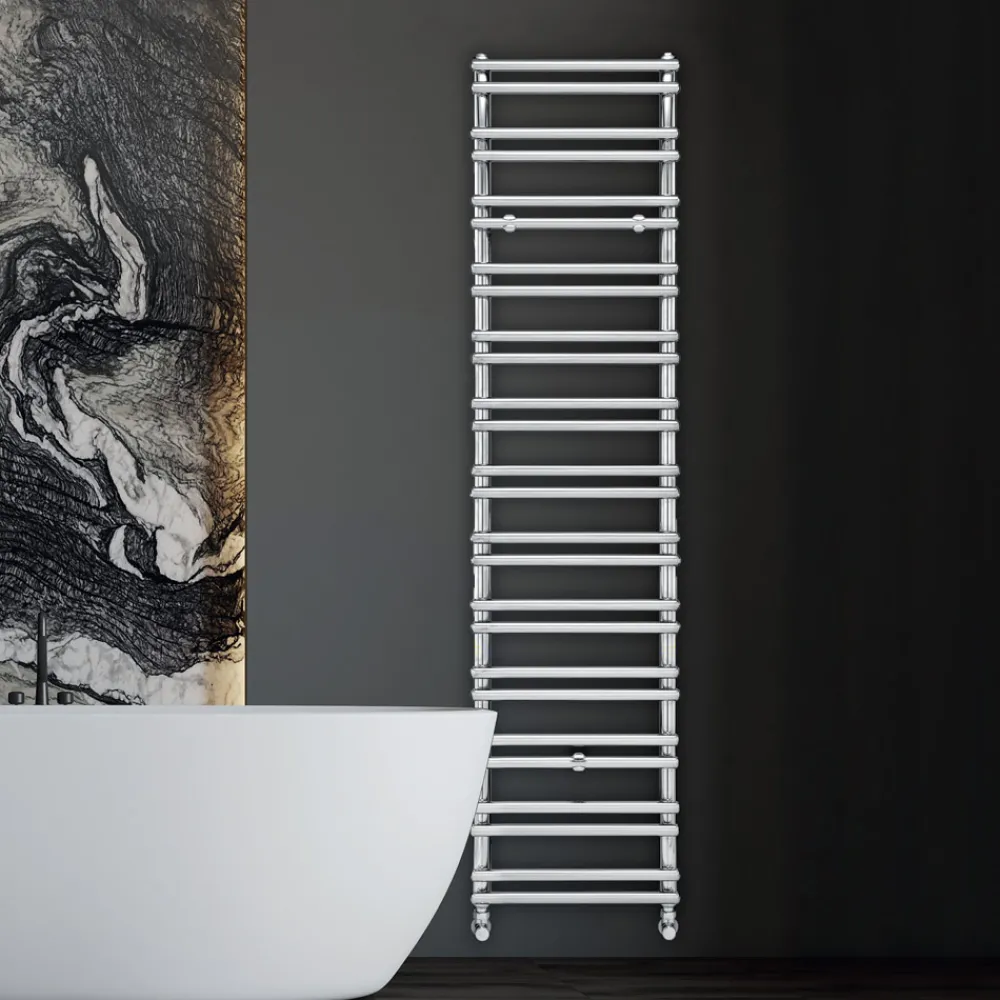 Viadurini Radiators Hybrid Heizkörper-Gemischter Handtuchwärmer mit horizontalen Elementen, hergestellt in Italien – Amaretti