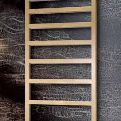 Viadurini Radiators Hybrid Heizkörper-Gemischter Handtuchwärmer mit einfachen Linien aus Stahl, hergestellt in Italien – Pistazie