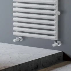 Viadurini Radiators Hybrid Heizkörper-Gemischter Handtuchwärmer aus reinweißem Stahl, hergestellt in Italien – Zitrone