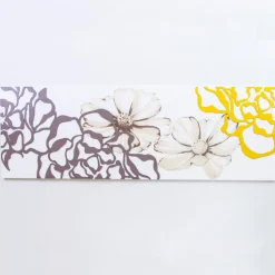 Viadurini Decor Blumen Bilder-Gemälde mit Pfingstrosenblüten, hergestellt mit Laser, hergestellt in Italien – Freya