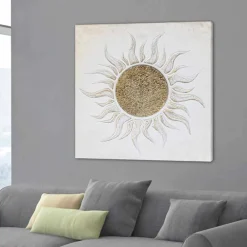 Viadurini Decor Handgemalte Bilder-Gemälde modern handdekoriert Luis