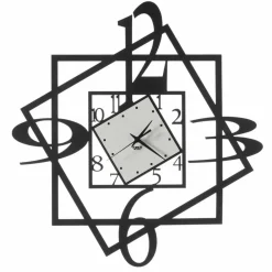 Viadurini Time Design Wanduhren-Geometrisches Design der modernen Eisenwanduhr Made in Italy - Procida