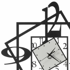 Viadurini Time Design Wanduhren-Geometrisches Design der modernen Eisenwanduhr Made in Italy - Procida