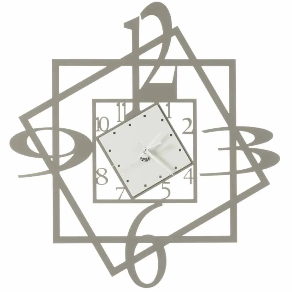 Viadurini Time Design Wanduhren-Geometrisches Design der modernen Eisenwanduhr Made in Italy - Procida