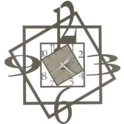 Viadurini Time Design Wanduhren-Geometrisches Design der modernen Eisenwanduhr Made in Italy - Procida