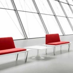 Viadurini Living Moderne Wohnzimmerbank-Gepolsterte Bank mit Stahlgestell und Mdf Modern Minimal Design - Gardena