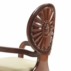 Viadurini Living Klassische Stühle-Gepolsterter Esszimmer Stuhl aus glattem Holz, 51x53cm, Design Nicole