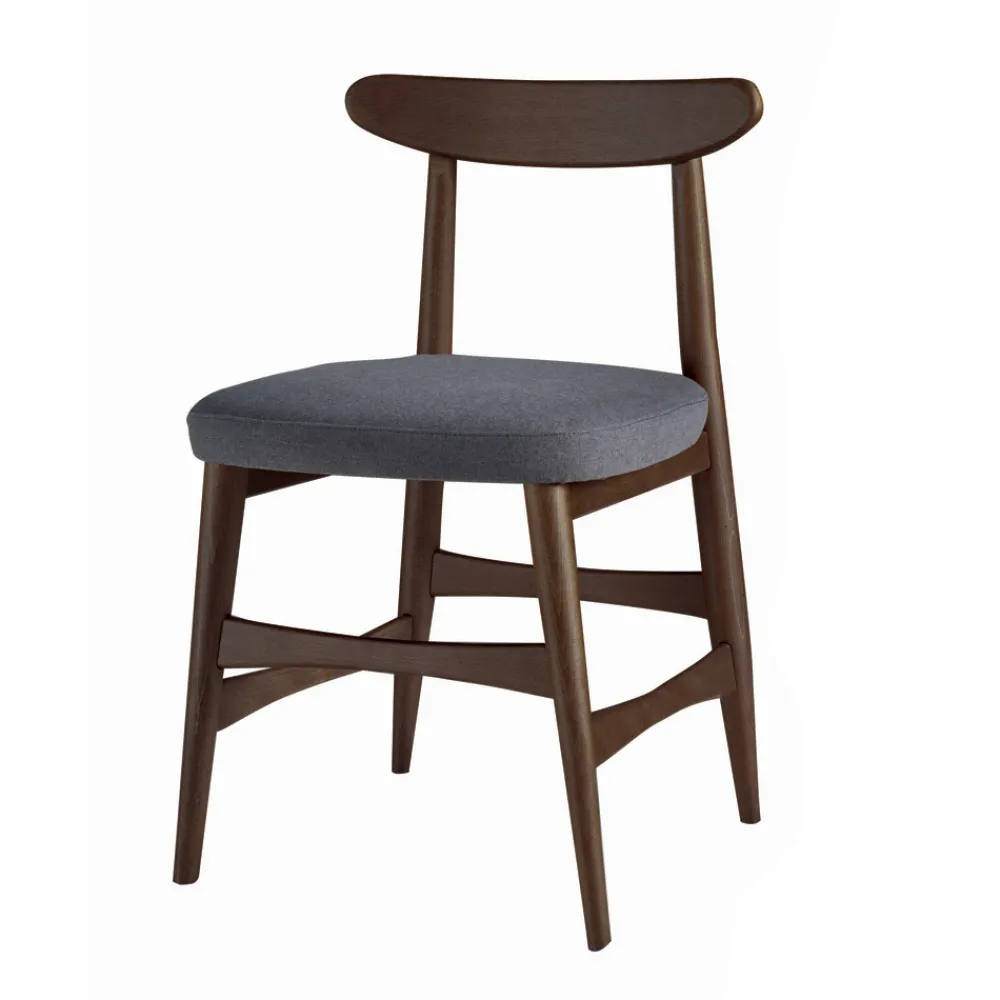 Viadurini Living Moderne Stühle-Gepolsterter Esszimmerstuhl aus Massivholz Made in Italy - Salicornia