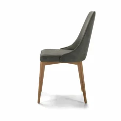 Viadurini Living Moderne Stühle-Gepolsterter Küchenstuhl mit Holzgestell, hergestellt in Italien – Nirvana